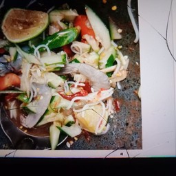 ตำแตงกุ้งสดปลาร้า