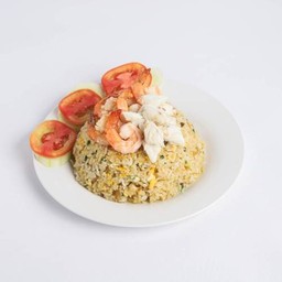 ข้าวผัดปูกุ้ง 蝦蟹炒飯