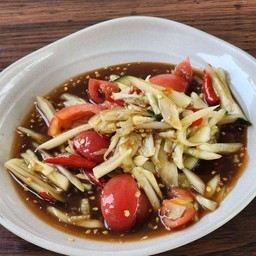 ตำกุ้งสด