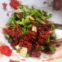 ลาบเนื้อดิบเหนือ