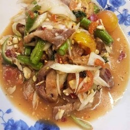 ตำไทยคอหมู