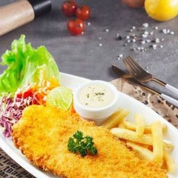 สเต็กปลาดอลี่ทอด ซุปเปอร์