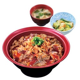 ข้าวหน้าเนื้อย่างหมาล่า และชุดสุดคุ้ม