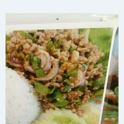ลาบหมูอิสานสุก