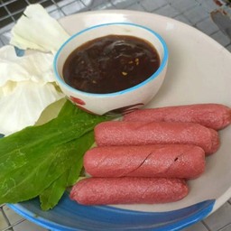 ฮอทดอกแดง 3 ชิ้น ( ทอด )