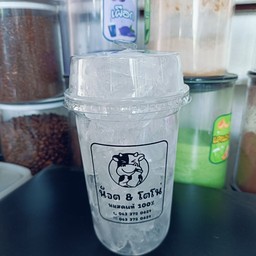 น้ำแข็งเปล่า + หลอด