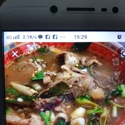 ต้มขมเนื้อสด