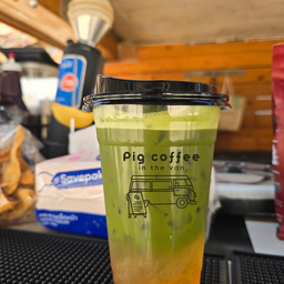 Pig coffee in the van