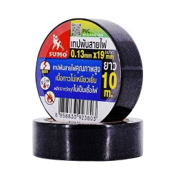 Sumo เทปพันสายไฟ 10เมตร  เทปพันสายไฟคุณภาพสูง สำหรับงานไฟฟ้าทั่วไป