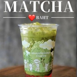 สตรอว์เบอร์รี่ มัทฉะ (เย็น) Strawberry Matcha