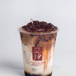 Milk Tea Latte with Brown Sugar Jelly