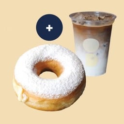 B 1 Donut + 1 Drink Set