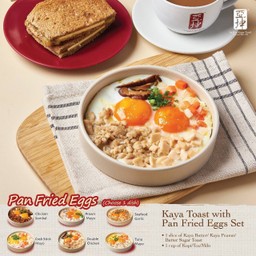 Kaya Toat With Pan Fried Egg Set