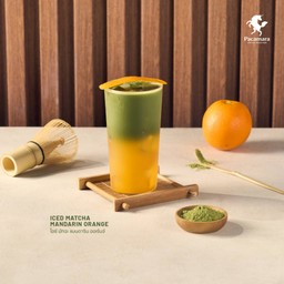 Iced Matcha Mandarin Orange