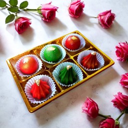 ขนมลาดู โมทกะ 3 สีมงคล