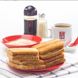 Set B  Kaya Peanut Toast