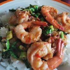 ข้าวกะเพรากุ้ง