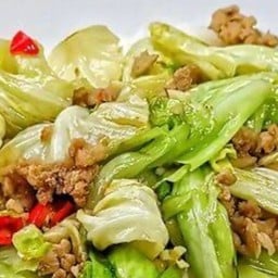 ผัดกระหล่ำปลีหมูสับ