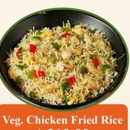Veg chicken fried rice