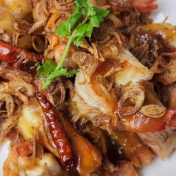 กุ้งทอดซอสมะขาม