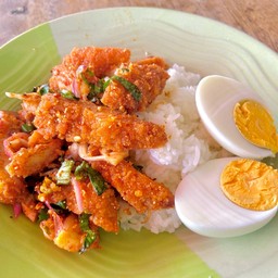 ข้าวกล่อง (ราดแกง 3 อย่าง) #รับปลาราดพริก ต้มมะระ หรือห่อหมก กรุณากดแยกเป็นกับข้าว