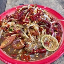 ตำลาวพริกแห้งเผ็ดๆจัดๆ