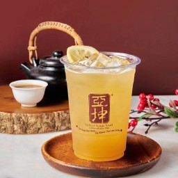 Iced Yuzu Honey Green Tea with Crystal Pearl