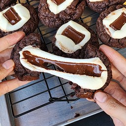 Chocolate marshmellow Soft cookie