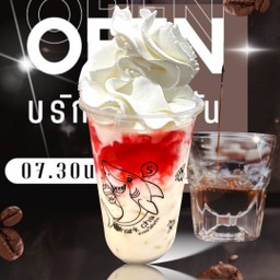 สตอเบอรี่นมสด วิปครีม