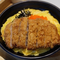 ข้าวหมูทอดไข่ข้น