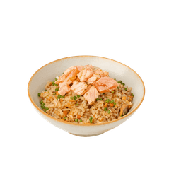 ข้าวผัดแซลมอน