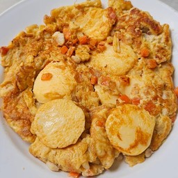 ข้าวไข่เจียวเต้าหู้ไข่ทรงเครื่อง