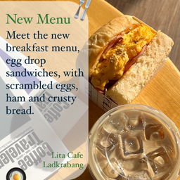 Egg drop Smoke Salmon