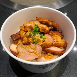 ข้าวหน้าไก่ทอดโคชูจัง