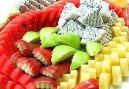 ผลไม้รวม 2 อย่างพร้อมทาน (300g)