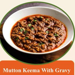 Mutton keema with gravi