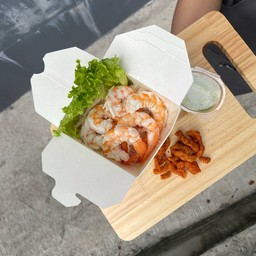 หมี่กล่องกุ้ง