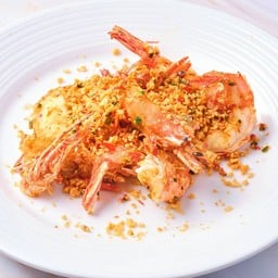 กุ้งลายเสือผัดพริกเกลือ