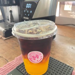 อเมริกาโน่น้ำส้มเย็น