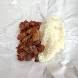 ข้าวเหนียวไก่ทอด หมูทอด