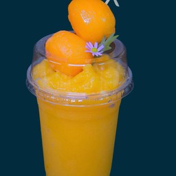 มะยงชิดปั่น 16 Oz (ท๊อปคว้านแบบแช่ฟรีช) THAI PLANGO Smoothie L +Topping