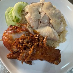 ข้าวมันไก่ผสม