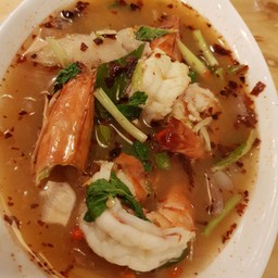 ต้มยำกุ้งลายเสือน้ำใส