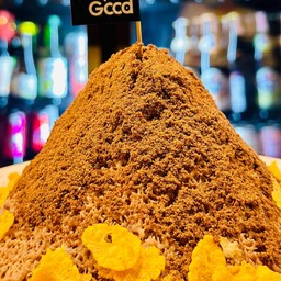 บิงซูเกล็ดหิมะ นมสด โอวัลตินภูเขาไฟลาวา