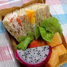 แซนวิชเบรคผลไม้4เซต