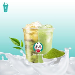 มัทฉะถั่วแดง มิลค์เชค