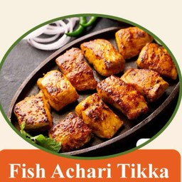 Fish achari tikka