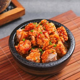 ข้าวหน้าไก่คาราเกะ