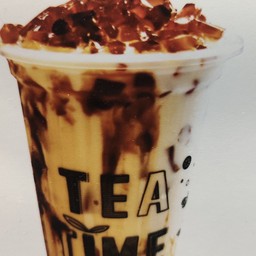 บราวชูก้านมสด+เยลลี่น้ำตาล