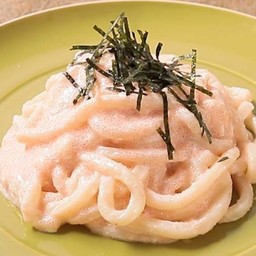 New@ Udon-Mentaiko-Mayonnaise-400g อุด้งมายองเนสเมนไทโกะ 明太子マヨネーズうどん400